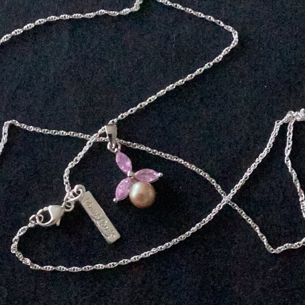 🦪 Vantel Pearls Pink Petals Necklace N1909